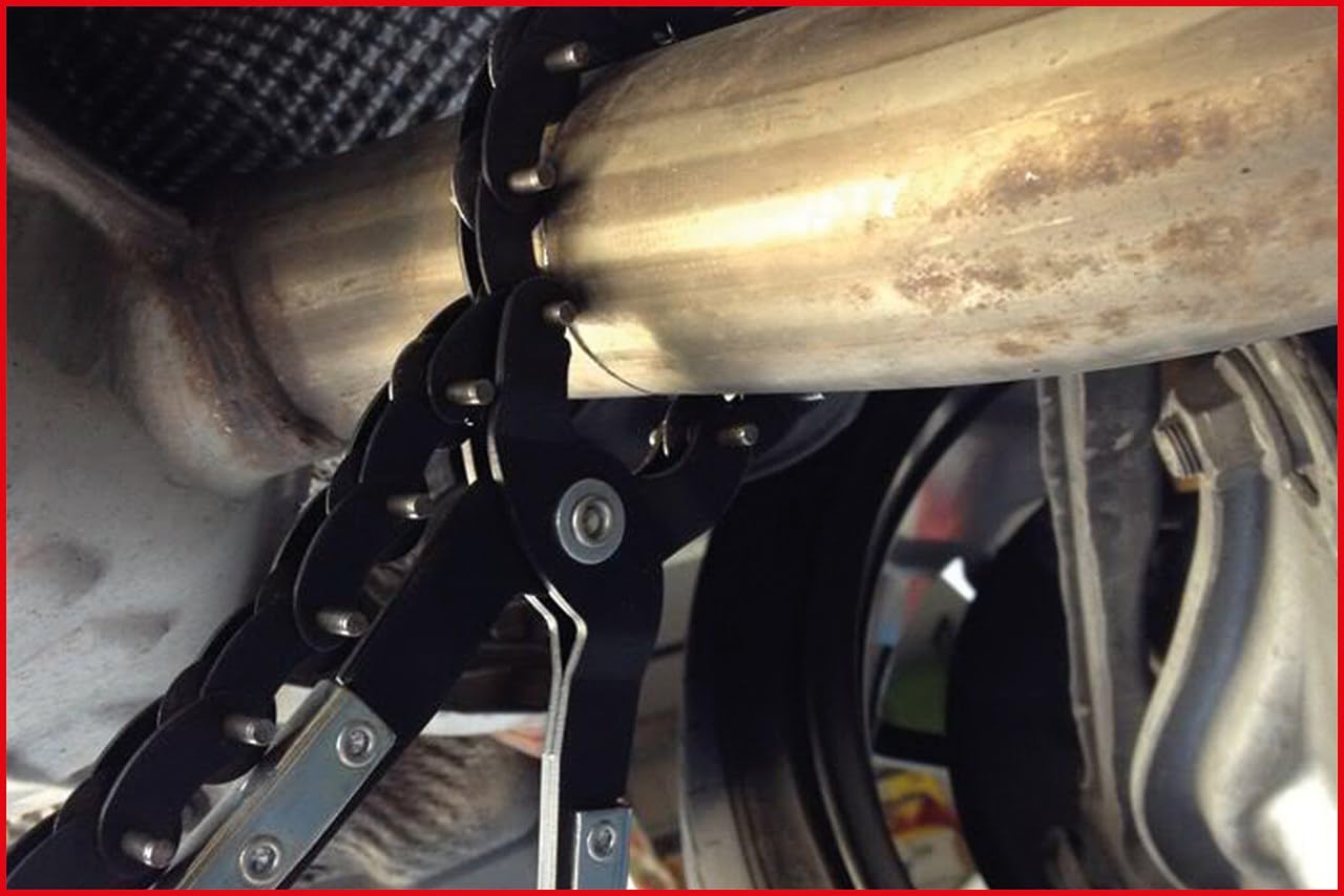 KS Tools 150.1515 Cortador de cadena de tenaza de acero inoxidable, Ø 19-83 mm