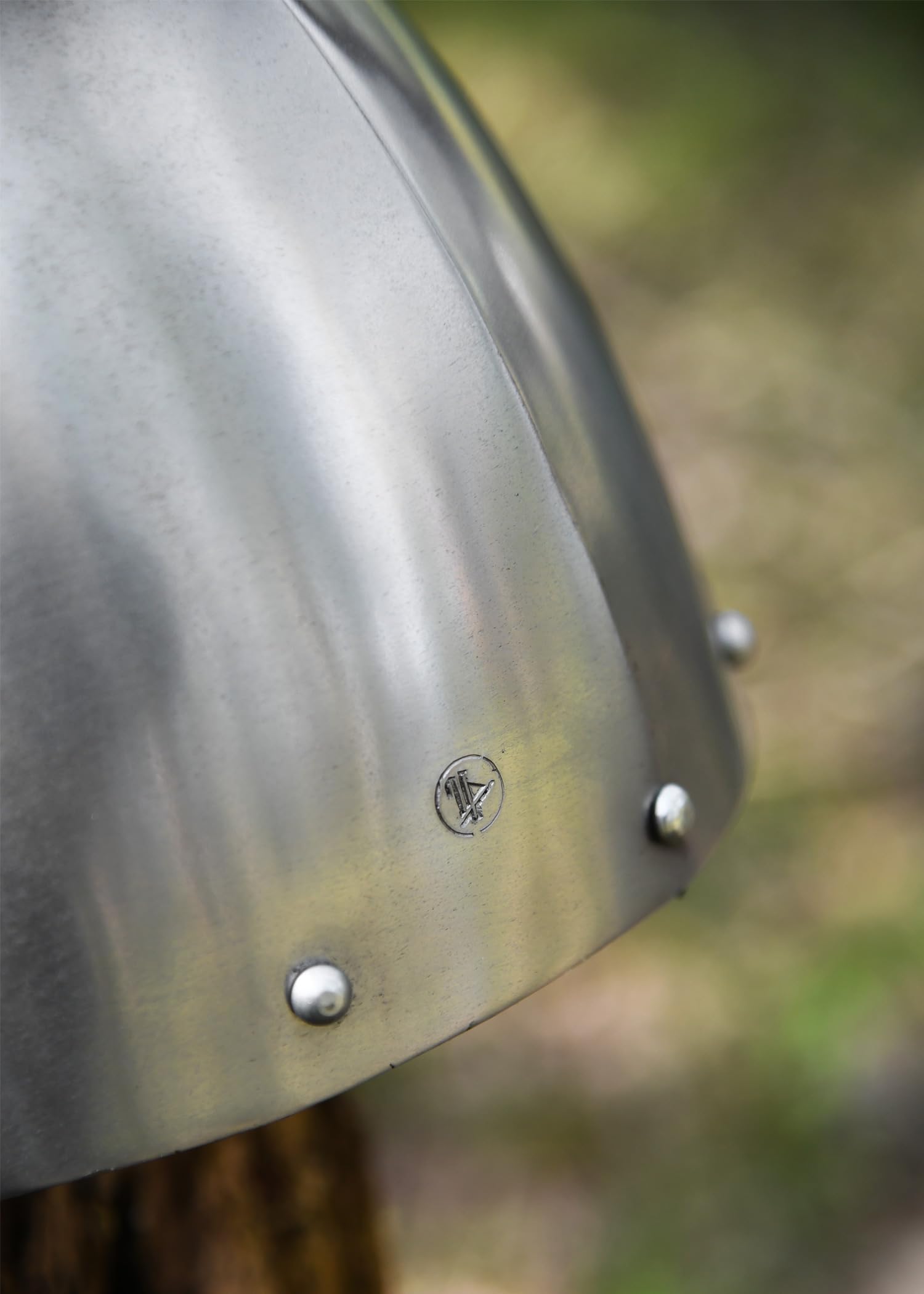 Ulfberth - Nasalhelm - St. Wencelass - Wenzelhelm - 2mm Stahl - Schaukampftauglich - Mittelalter - Reenactment - LARP