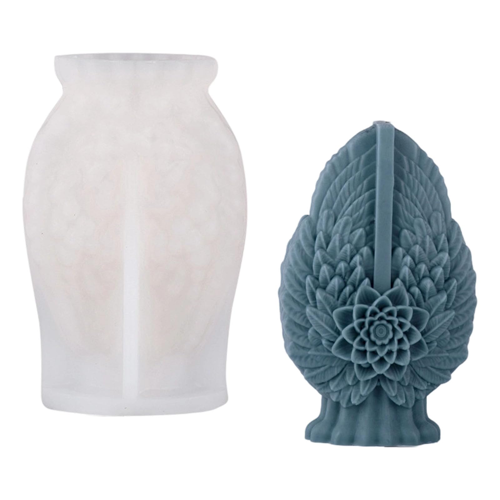 YROHGKPN Molds Castings Molds Epoxy Resin Flower Wing Silicone Plasters Silicone