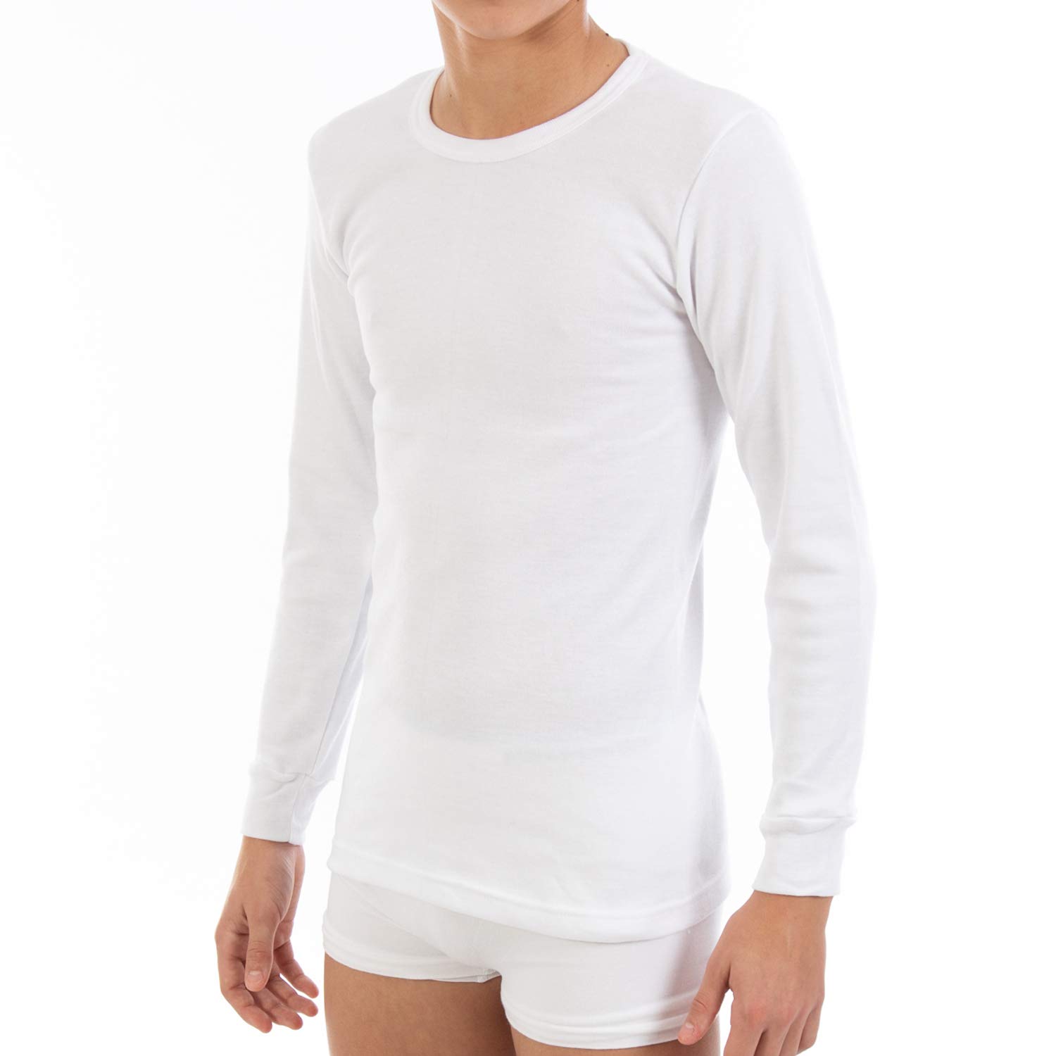 Pack Ahorro 6 Unidades Camiseta Interior Termal Niño Manga Larga Cuello Redondo L117