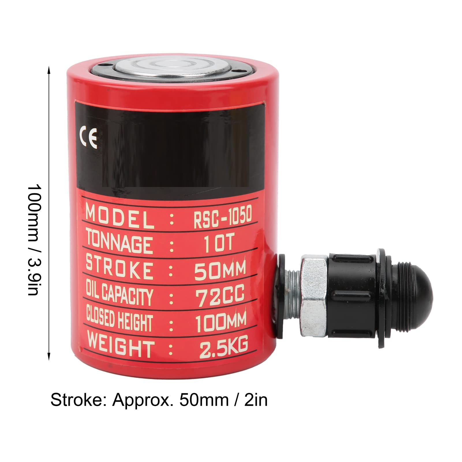 Siłownik hydrauliczny Siłownik hydrauliczny Oddzielny siłownik hydrauliczny RSC1050 Mini cylinder podnoszący Jednoportowy Tłok z wydrążonym otworem o udźwigu 10 ton