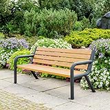 BOIS SCANDINAVE RÉSISTANT AUX INTEMPÉRIES: L’assise est fabriquée en bois d’épicéa scandinave de haute qualité, imprégné et particulièrement résistant à l’humidité, aux intempéries et aux variations de température. Disponible en trois finitions attrayantes – teck, acajou ou palissandre – pour personnaliser votre mobilier extérieur avec élégance et durabilité.