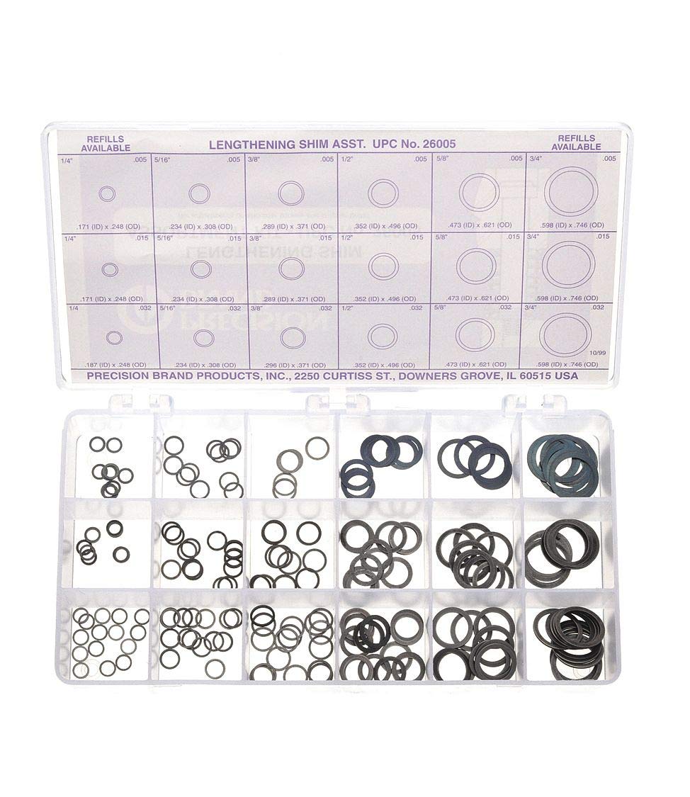 Lengthening & Shortening Shim Assortments - 270pc. lengthening shimassortment