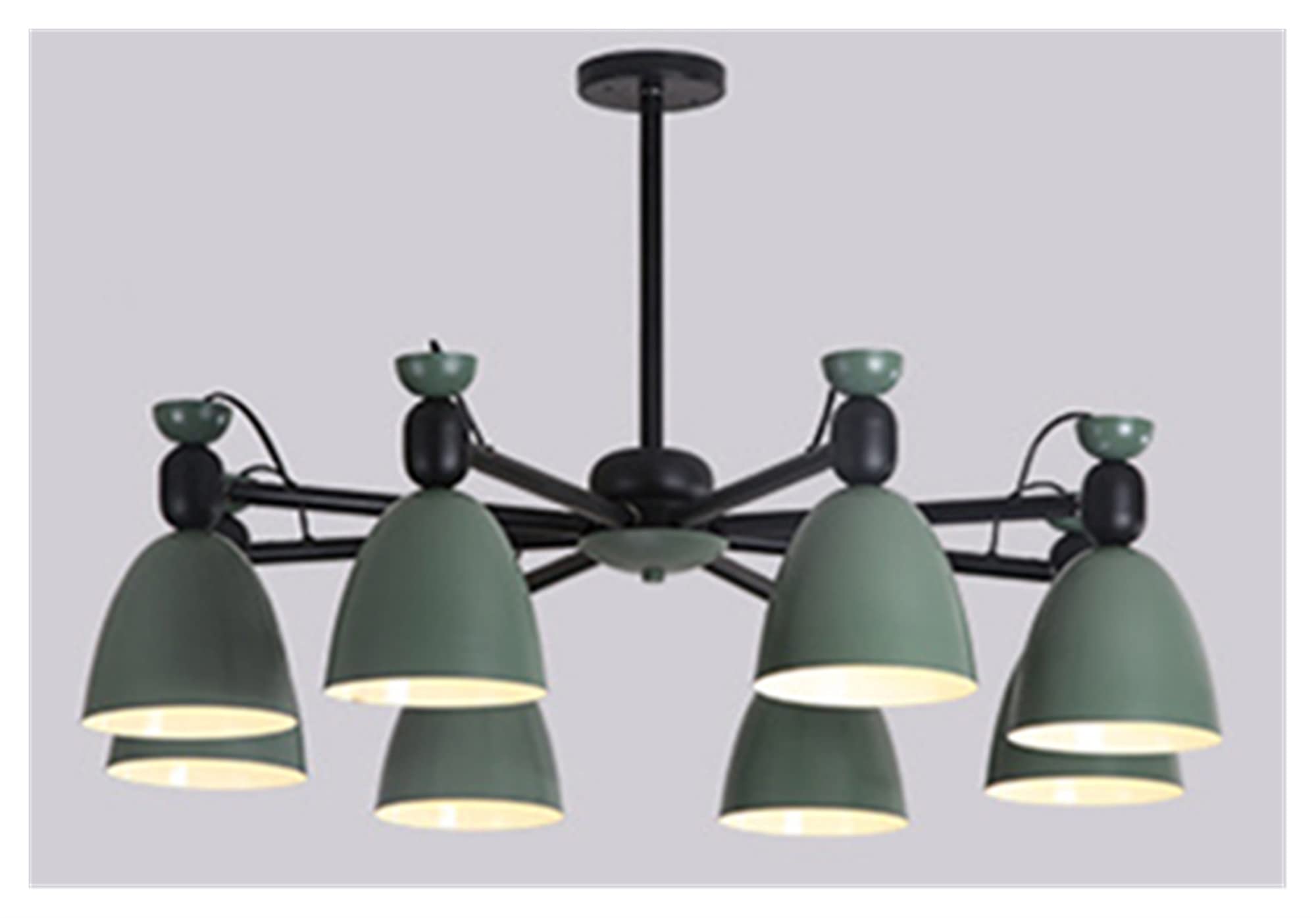 Chandelier minimaliste E27 pour illuminer vos soirées de salon - 7