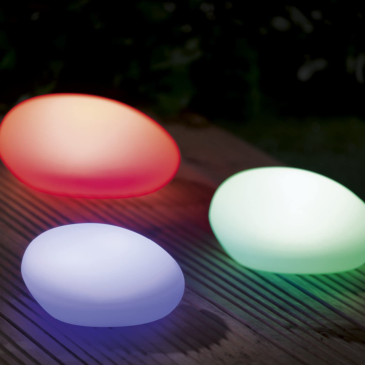 EASYmaxx Lampa solarna LED ze zmianą kolorów | dekoracyjna lampa ogrodowa z oświetleniem LED | piękne efekty świetlne z czujnikiem światła dziennego, do użytku wewnątrz i na zewnątrz, dekoracja