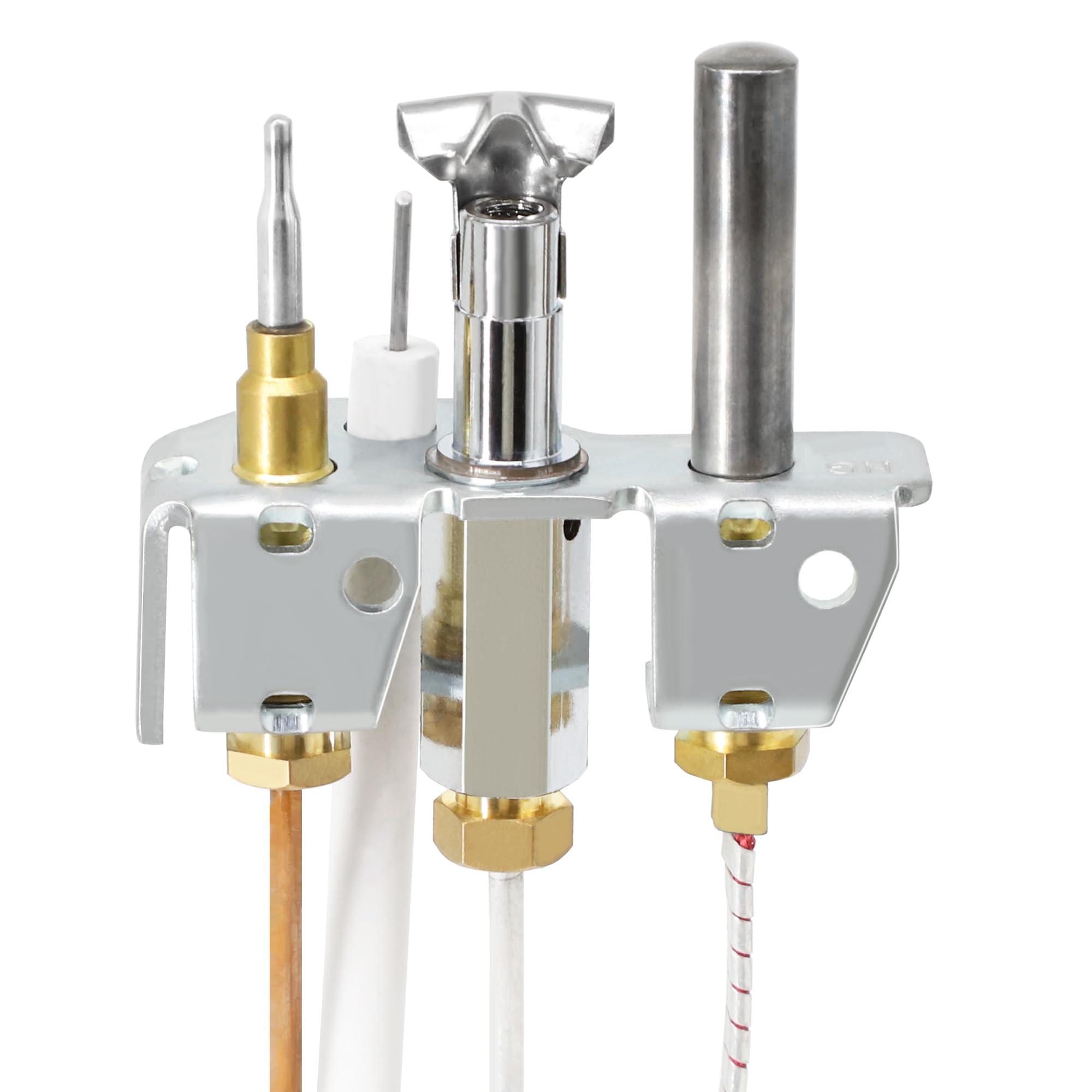 4021-732 Natural Gas Pilot Assembly for Heatilator, Quadra-Fire and Heat N Glo Fireplaces, 25660 Pilot Assembly with Thermocouple Thermopile Replacement Parts for Heatilator GNDC33, GNDC36