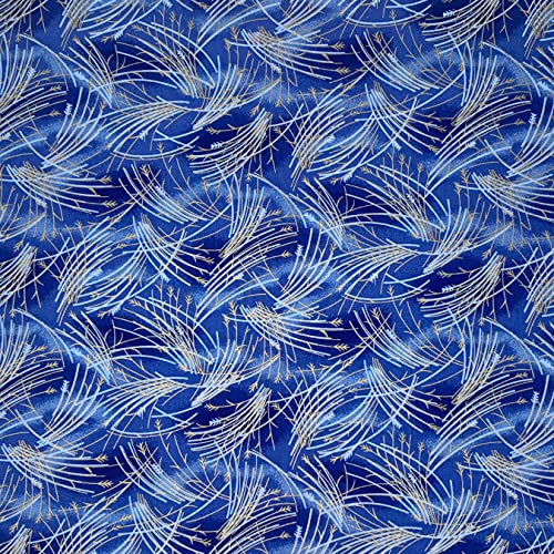 aufodara Tissus au Metre Style Japonais Tissu DIY Couture pour Décorer Patchwork Vêtements Nappe de Table Rideau Tissu à Coudre, Largeur 145cm (50x145cm,...