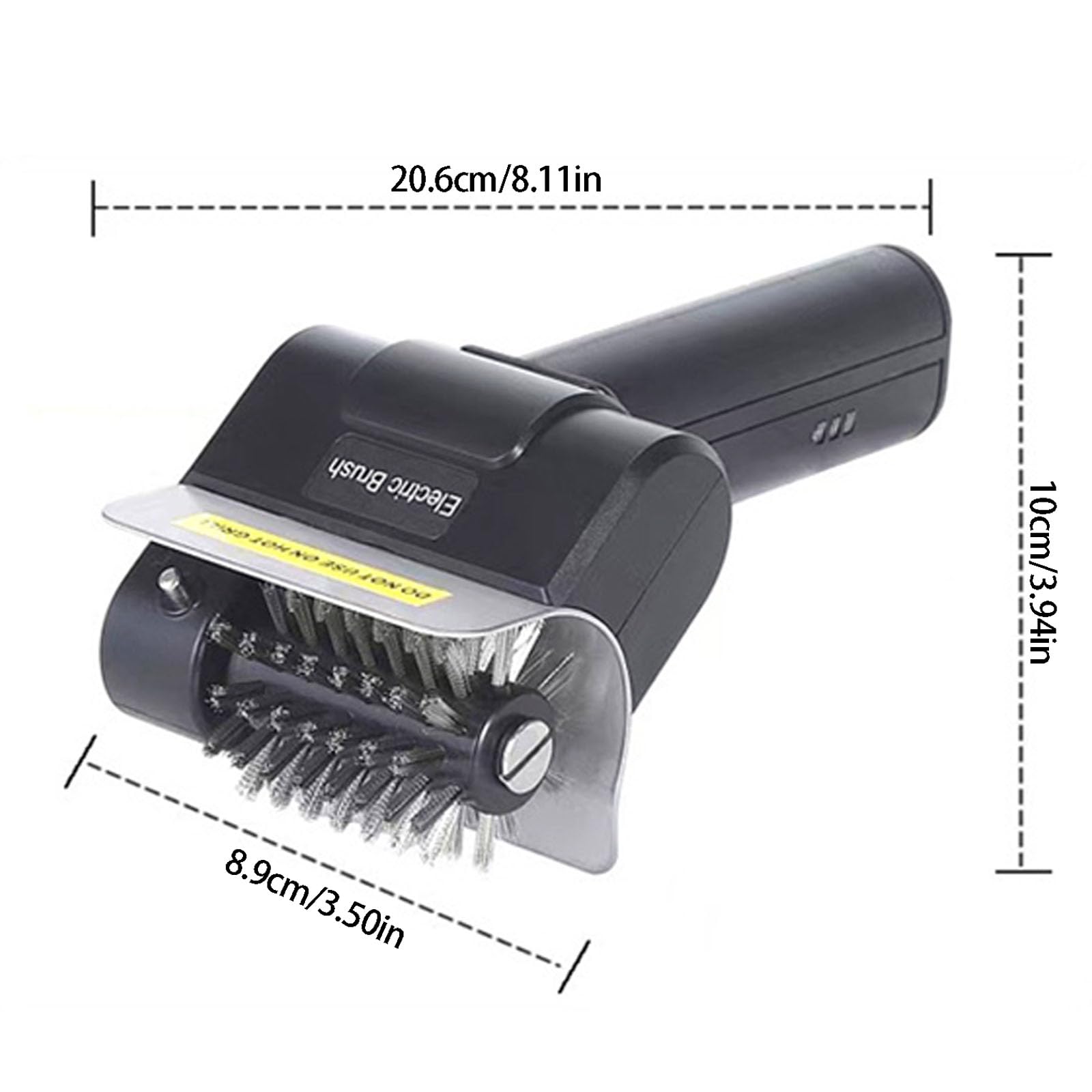 Nettoyeur électrique sans fil avec lumière LED, modèle double brosse