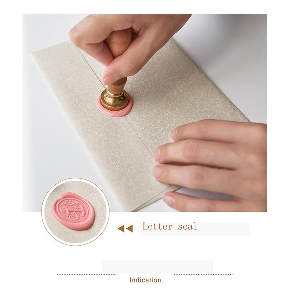 Vanki 10PCS Vintage Sealing Glue Sealing Wax Wax Sticks Wax Seal Supplies a Variety of Colors Red Copper