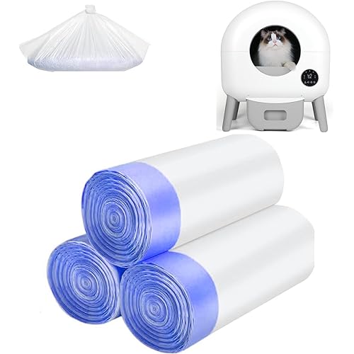 60 Count Cat Litter Box Liners, Heavy Duty for Self Cleaning Litter Box1113