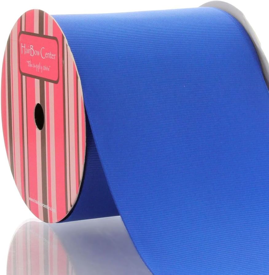 3" Royal Blue Grosgrain Ribbon Solid 100 Yard Reel (75mm) HBC Brand
