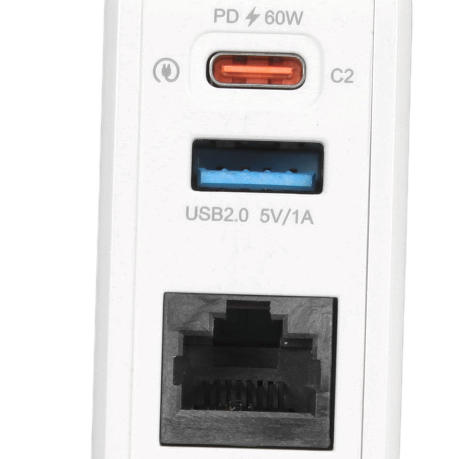 Adaptador de Cargador de Base, Estación de Acoplamiento de TV, Carga Rápida PD65W Plug and Play para Consolas (Enchufe Europeo)