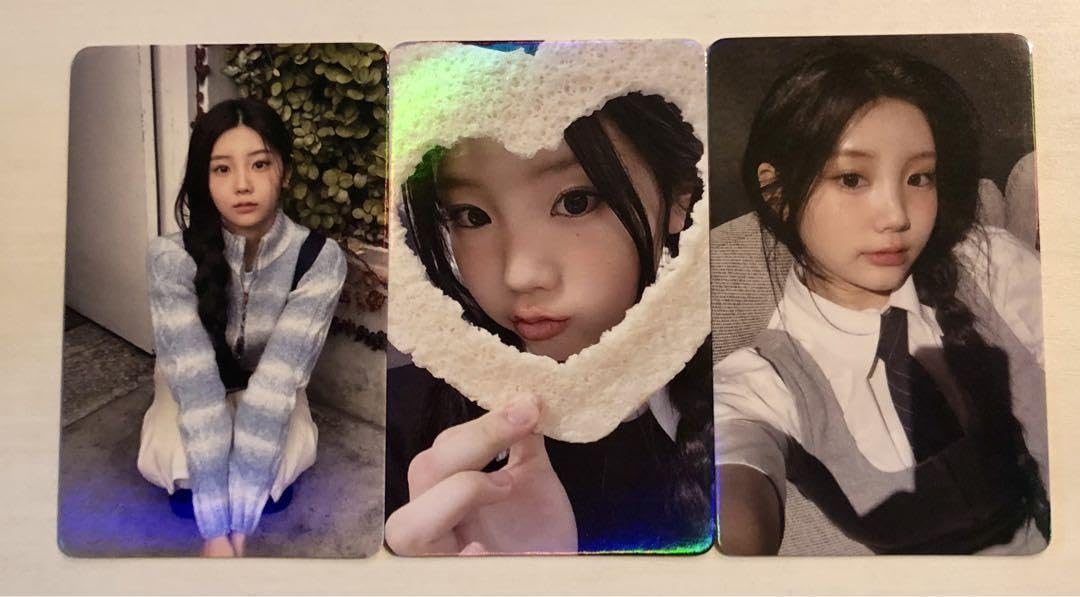 Amazon.co.jp: ウォンヒ 虹トレカ3枚セットWONHEE ILLITアイリット 012