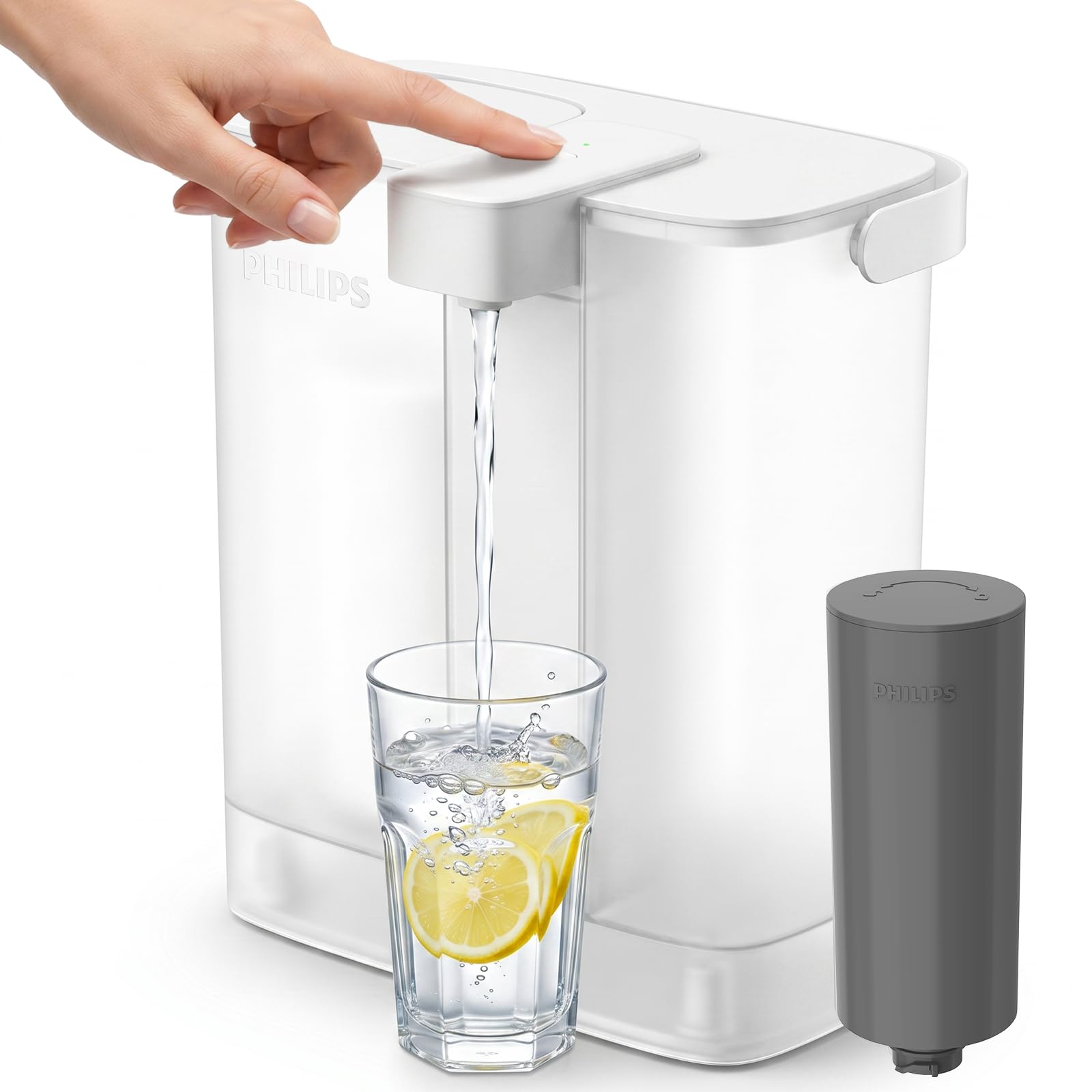 PHILIPS Electric Water Filter Pitcher & Water Filter Dispenser, ADD5912