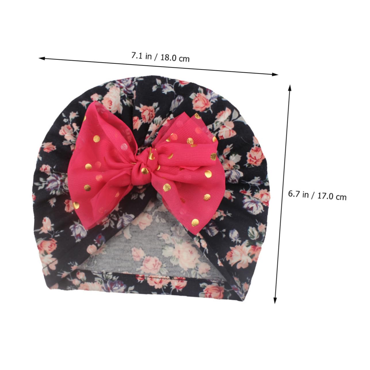 CALLARON Sombrero Juguetes Gorro Bebés Tapa Piscina Capó para Bandana Bebe Bandanas Bebe Turbante Bebé Chic para Gorra con Lazo Tocados Infantiles Poliéster Algodón
