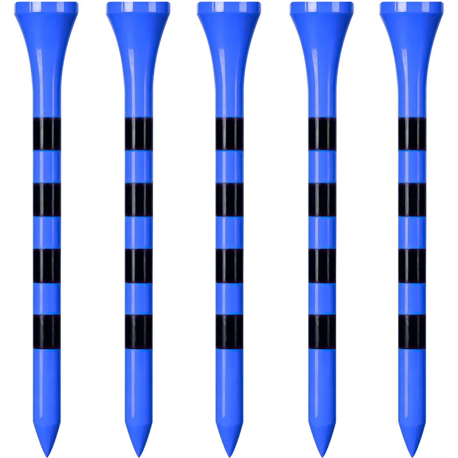 Zivisk Bamboo Golf Tees 83mm 100 Count, 3-1/4 inch Long Wooden Golf Tees - Blue โ image 1