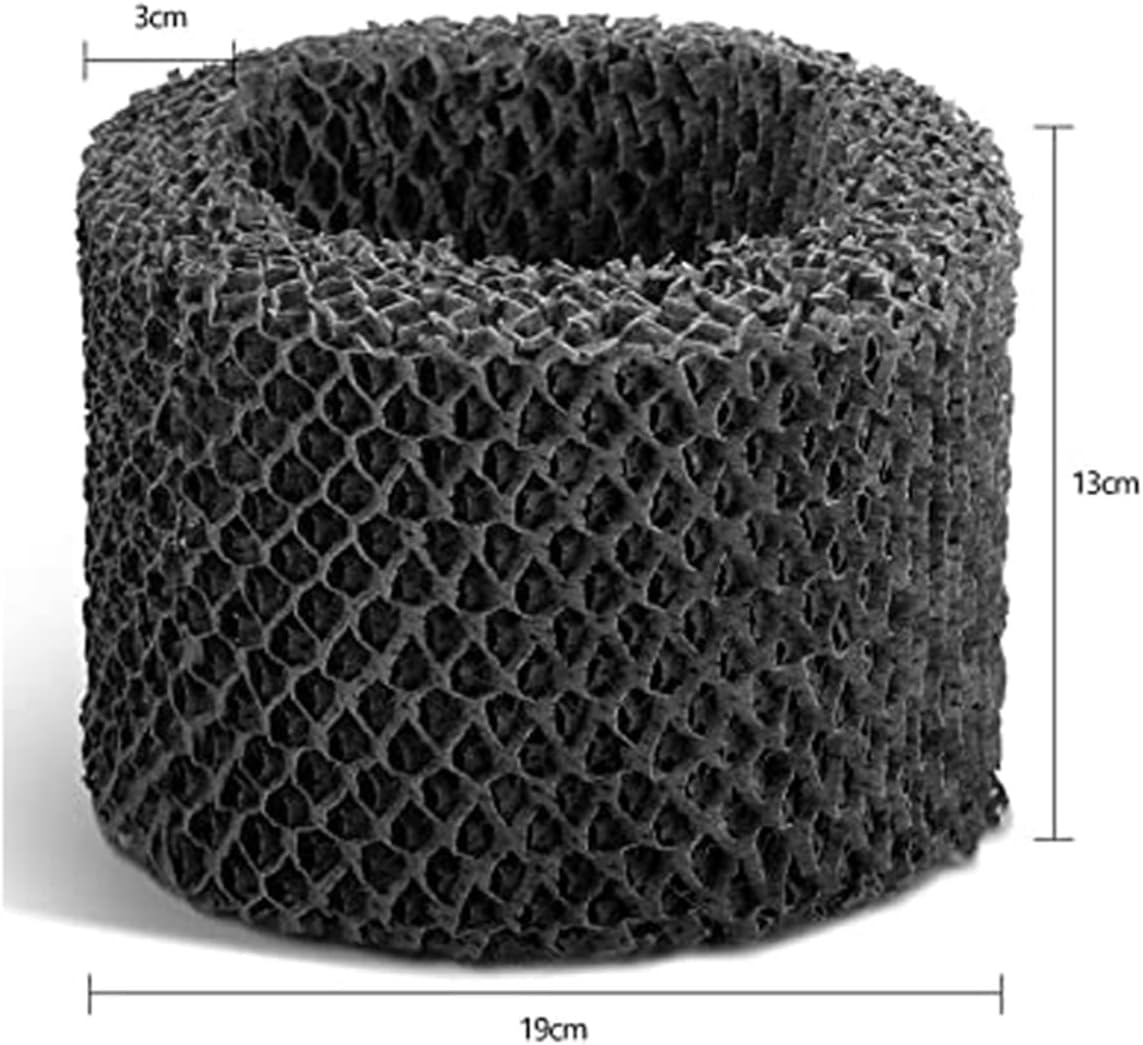 Single VEODONT FY2401/30 humidifier filter with dimensions labeled as 19cm width, 13cm height, and 3cm thickness