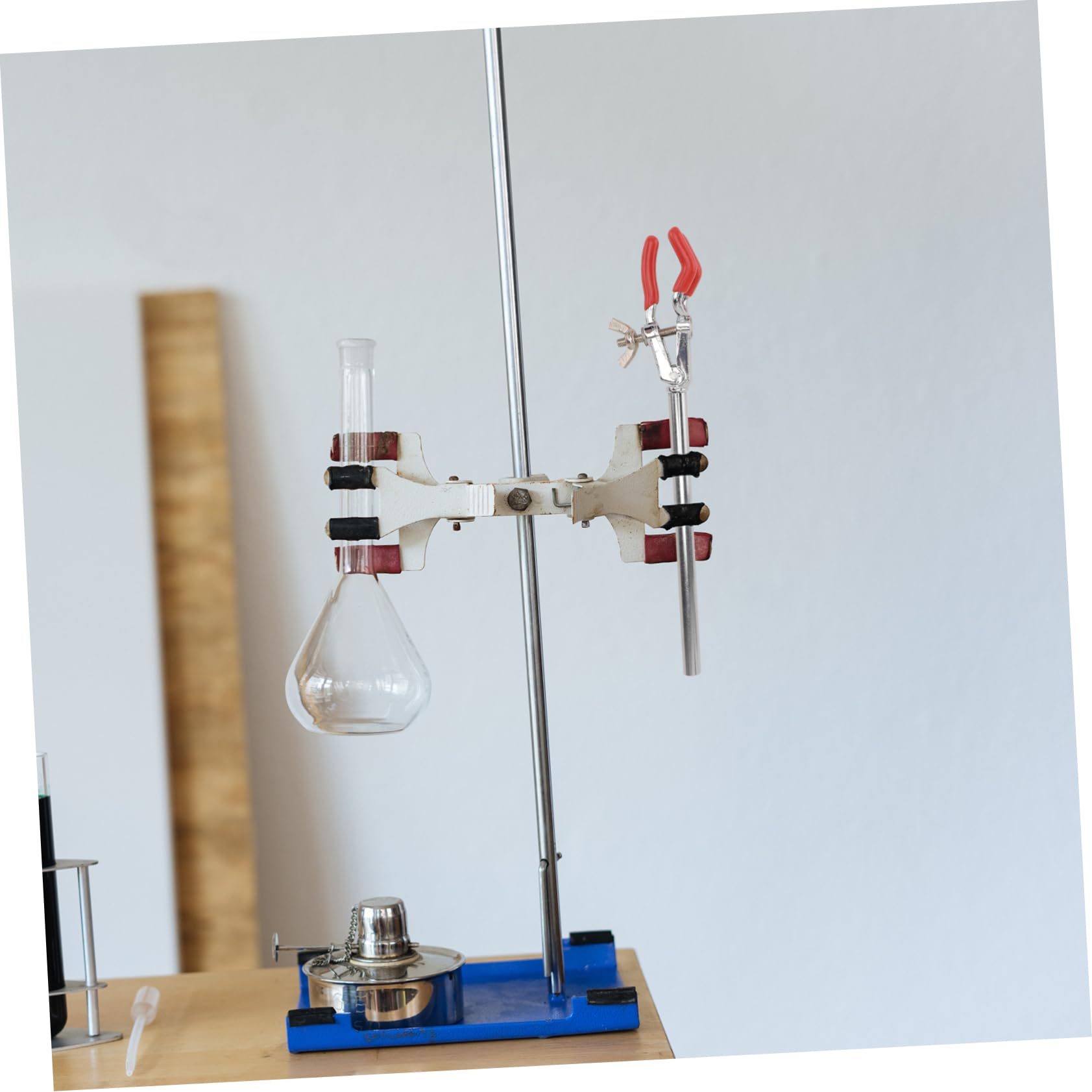 GLEAVI 9juegos Abrazadera De Laboratorio De Garras Soporte De Pinza Para Matraz y Vaso Clip De Resistente Para Experimentos Científicos Paquete