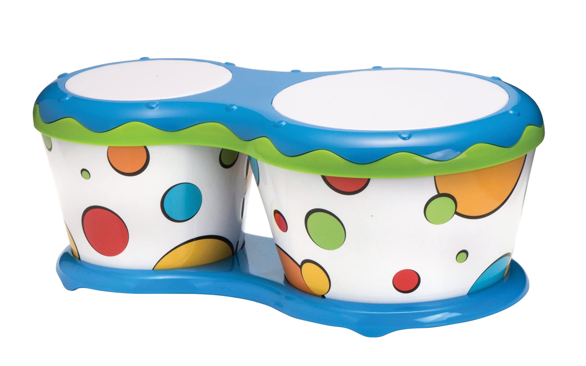 Halilit Baby Bongo Drum. Light & Robust Kids Toy Musical Instrument. 5 Pitches. Promotes Hand-Eye Coordination & Motor Skills. 12 months+ Colours vary, 1 Count (Pack of 1)