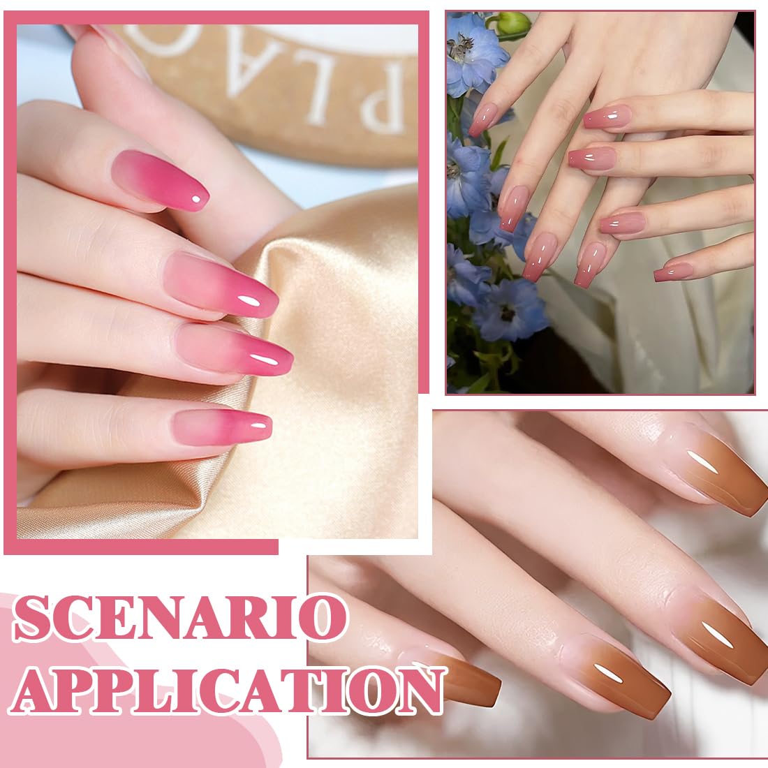 50 Pezzi Di Spugna Unghie Con Pinza Metallica, Strumenti Per La Nail Art, Pennelli Unghie, Unghie Ombre Design, Pennello Di Spugna, Modelli Di Nail Art Sfumati, Spugne Per Unghie Sfumate