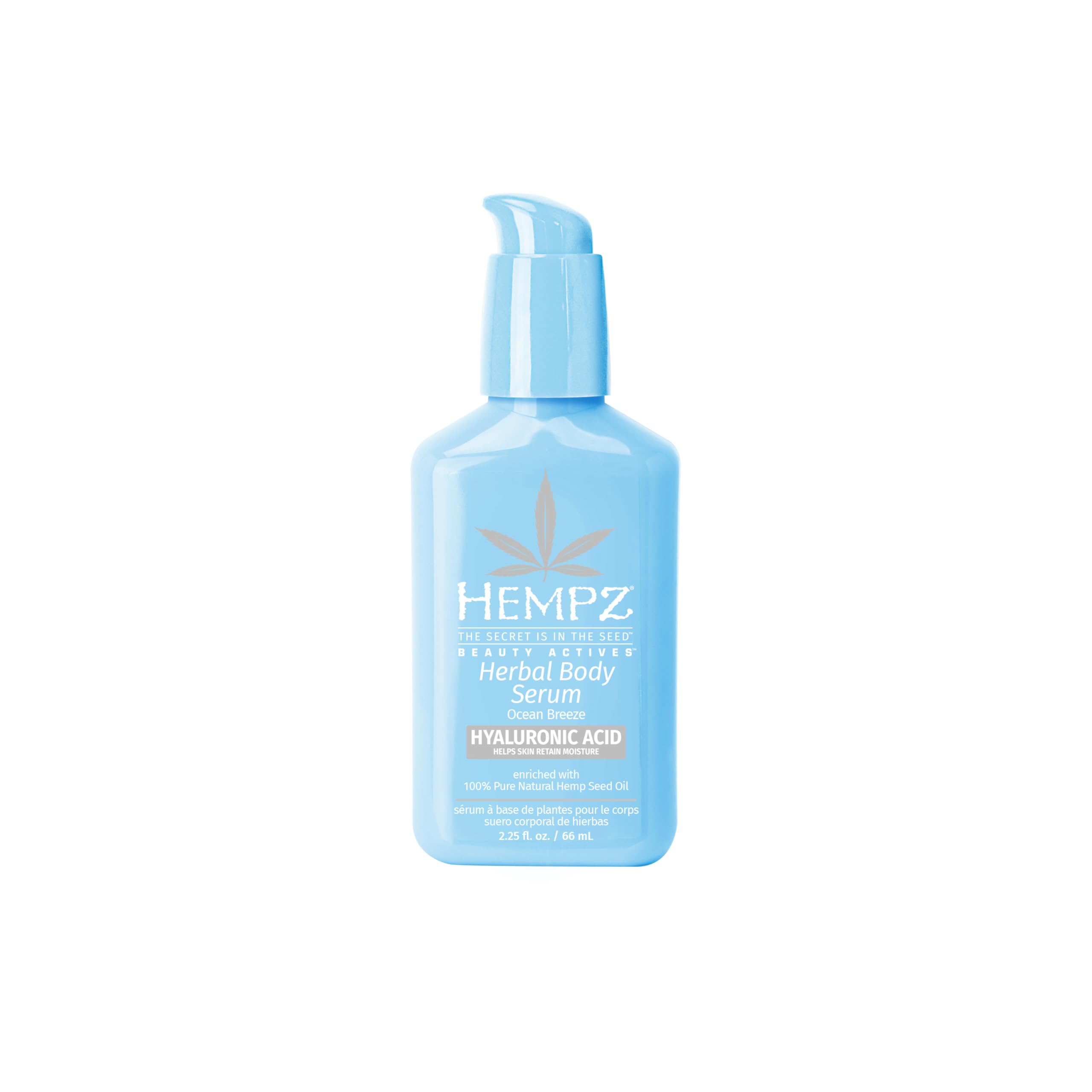 Hempz Travel-Size Body Serum, Lightweight, aftersun care, 2.25 oz Ocean Breeze 2.25 Fl Oz (Pack of 1)