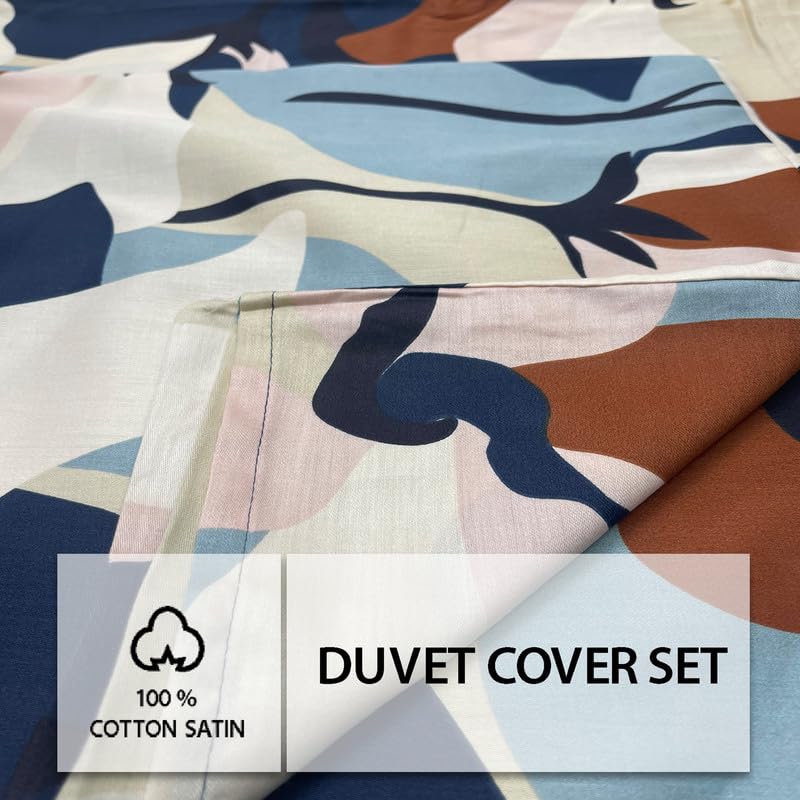 Luxe Dreams Wildflower meadow Double Duvet Cover Set, Quilt Cover with 2 Pillowcases - Image 4