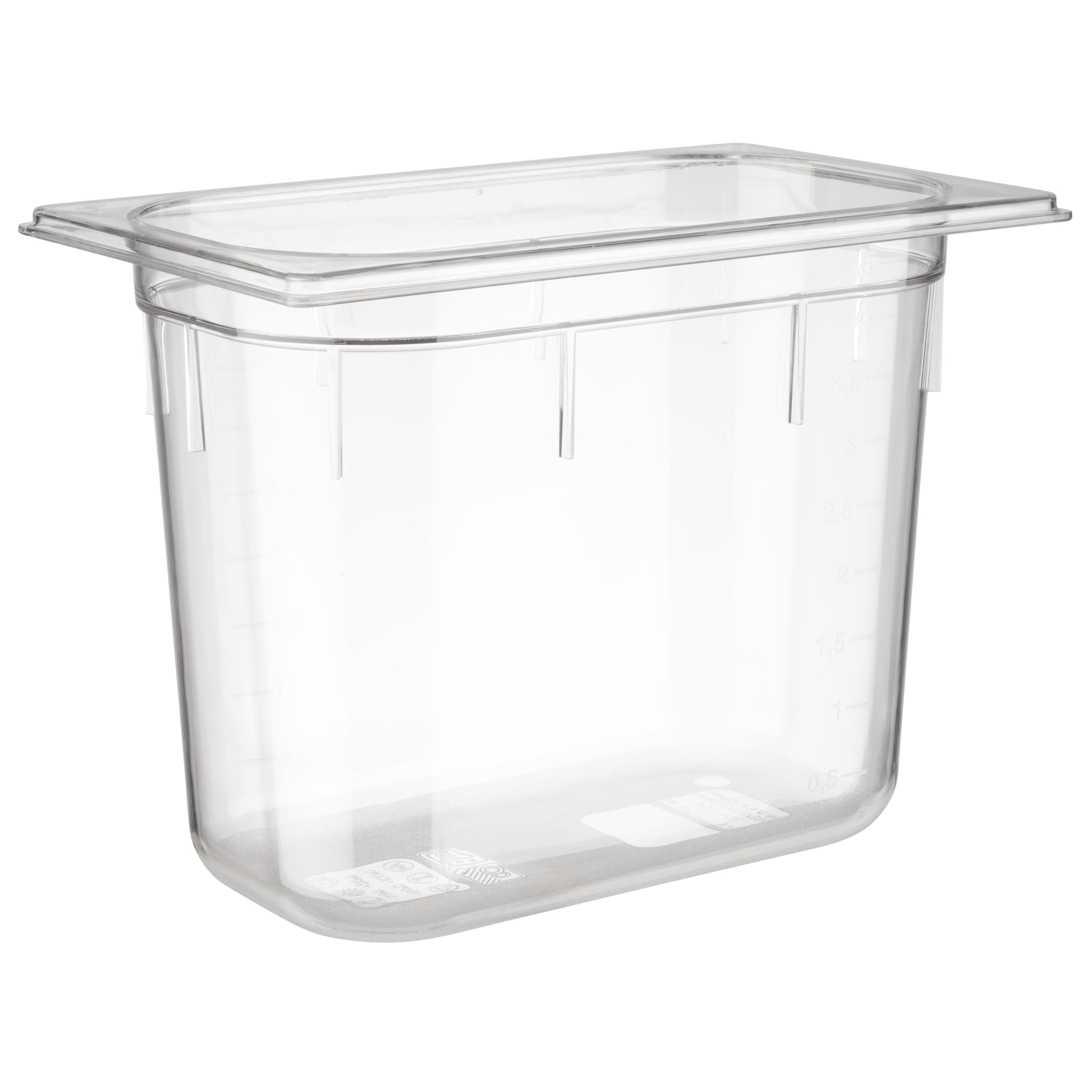 APS 82034 GN 1/4 Polycarbonat Behälter, 26.5 x 16.2 x 20 cm 4.8 ltr.