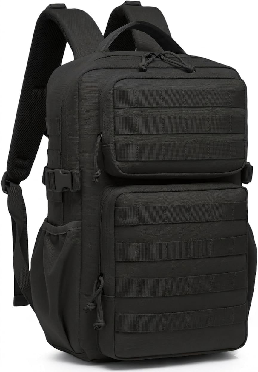 Mochila Impermeável 30L Reforçada com Patch Emborrachado – Mochila Grande de Viagem, Camping, Academia e Uso Diário Masculino