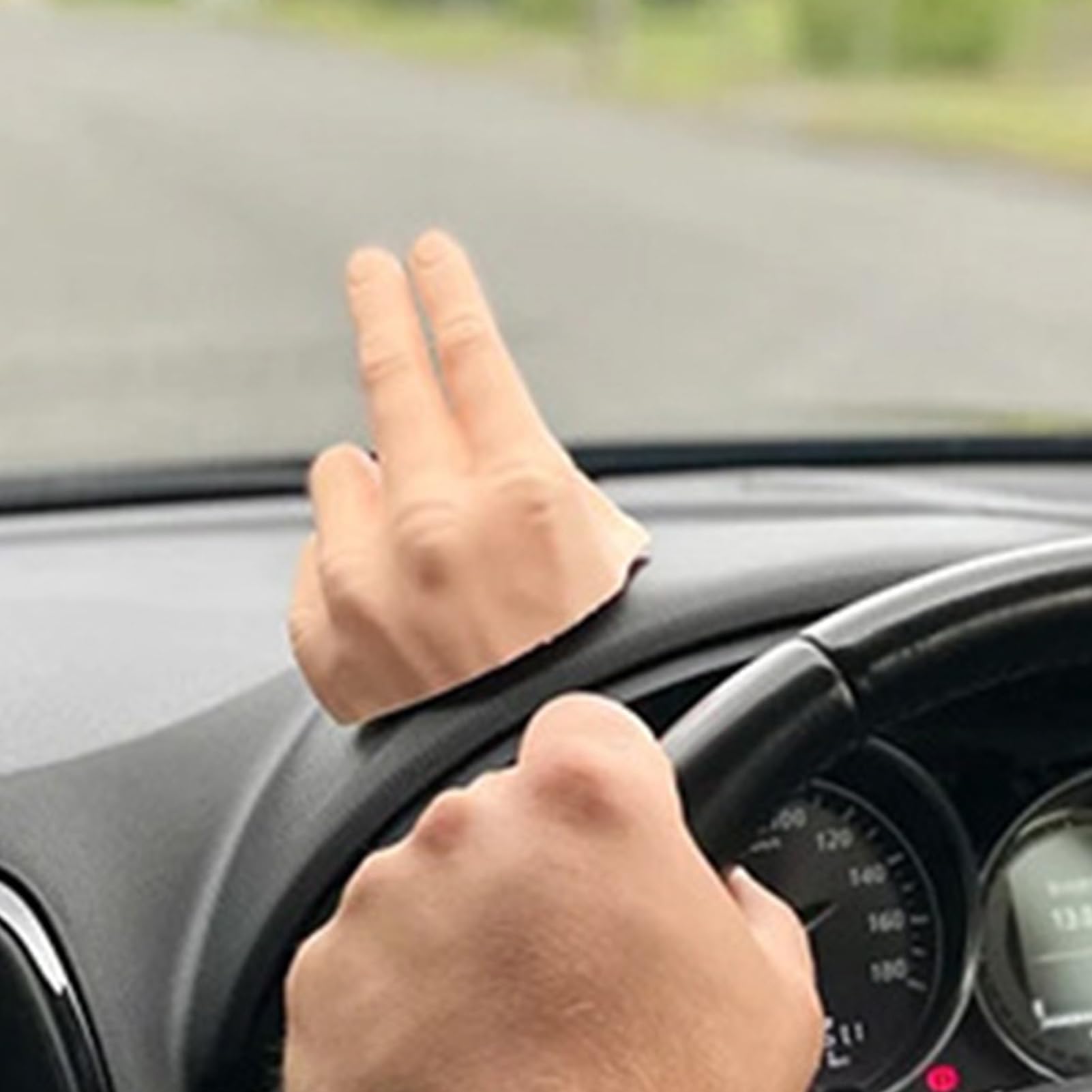 Waving Hand Dashboard, Vinger Waving Dashboard Ornament, Grappige Auto