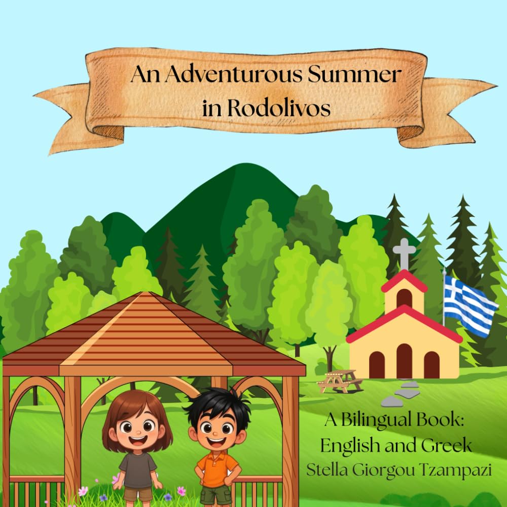 An Adventurous Summer in Rodolivos A Bilingual Book: English and Greek