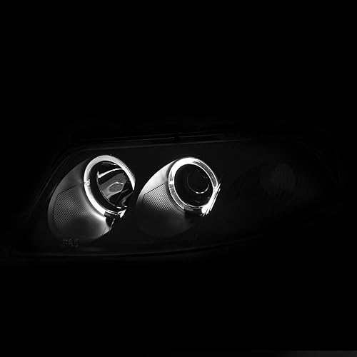 Miniatura 6 de AmeriLite Faros delanteros G2 Halo Black para Volkswagen Passat, lado del pasajero y del conductor