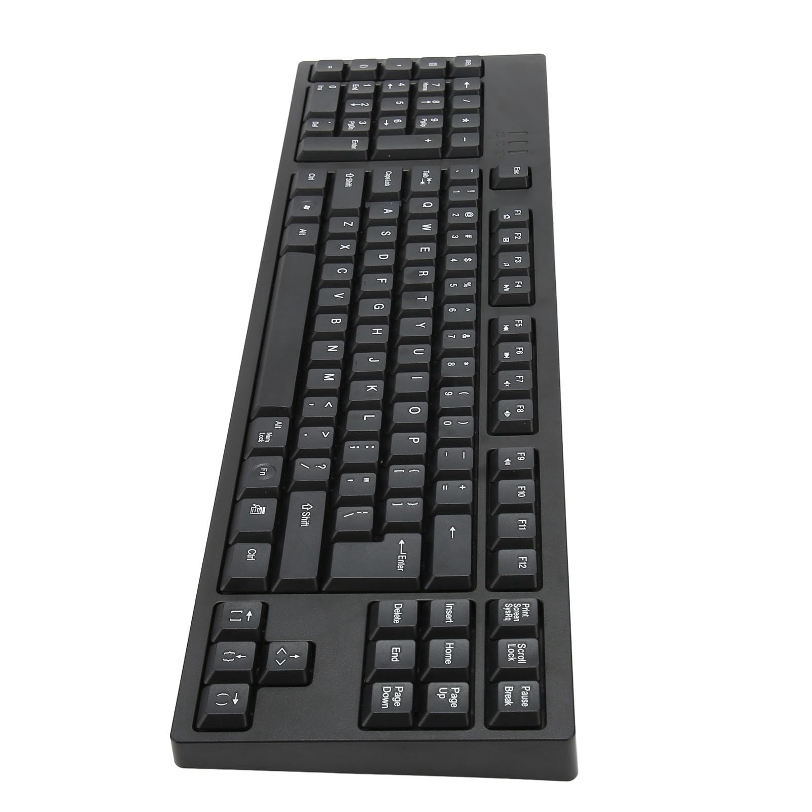 Tastiera per Mancini con 109 tasti: Tastiera Ergonomica da Ufficio Micro USB per Affari e contabilità