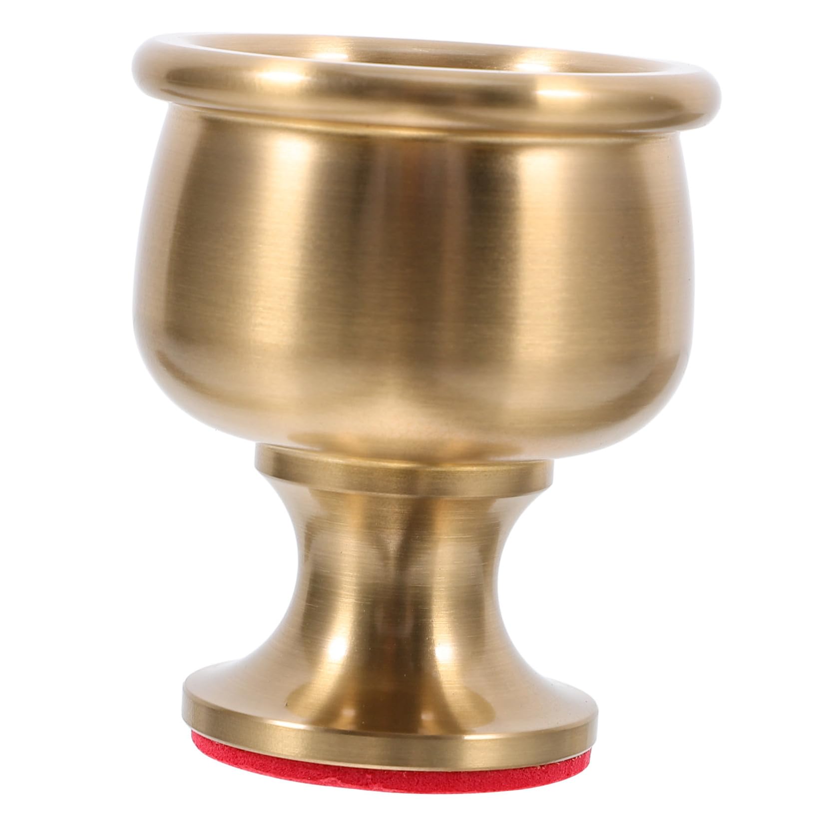 Copa de budismo de mesa de latón pequeña taza portátil para agua de adoración