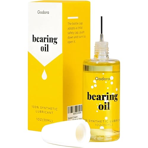 Godora Premium 1 Ounce Skateboard Bearing Lubricant | Bearing Oil, High Grade Skate Bearing Lubricant, Super Smooth Bearing Lube for Skateboards, Longboards, Scooters and Roller Skates