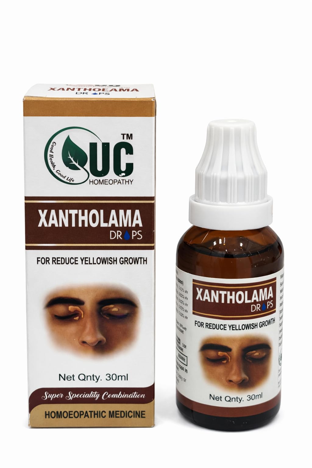 UC Homeopathy Xantholama Drops 30 ml | Homeopathic Support for Xanthelasma | Helps Reduce Appearance of Eyelid Yellow Patches | Skin Health Support-image-8