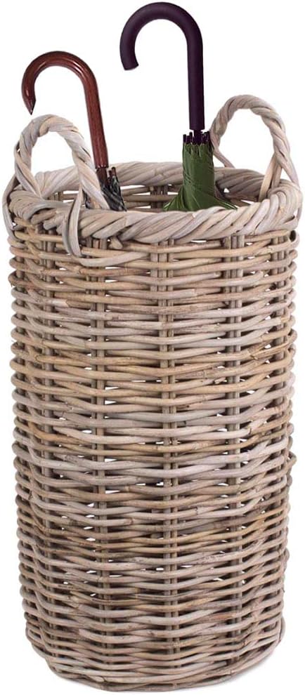 Umbrella Shaped Free-Standing Wicker Brolly - View #3