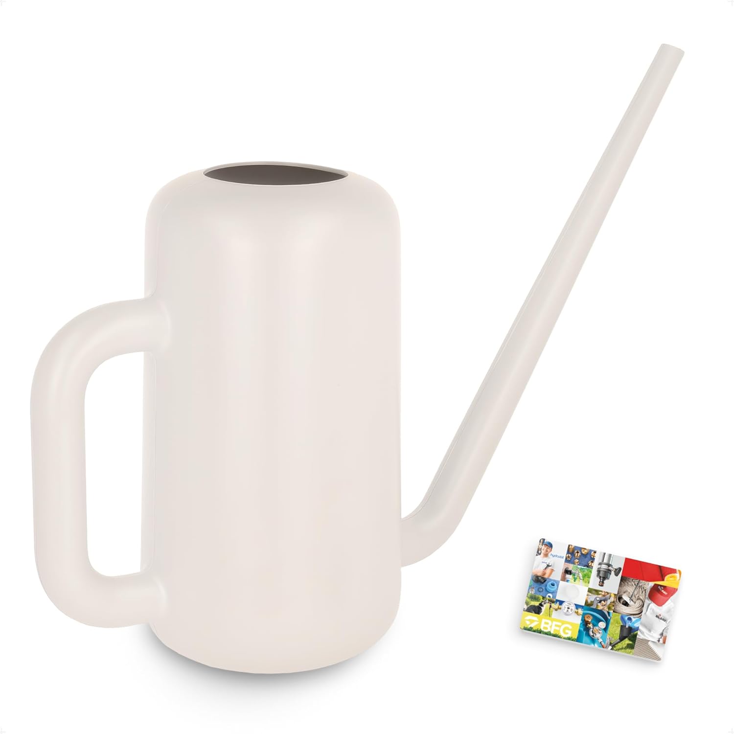 Bamworld Gießkanne Aus Verzinktem Stahl - 1,9 Liter Mit Langer Tülle Für Präzises Gießen