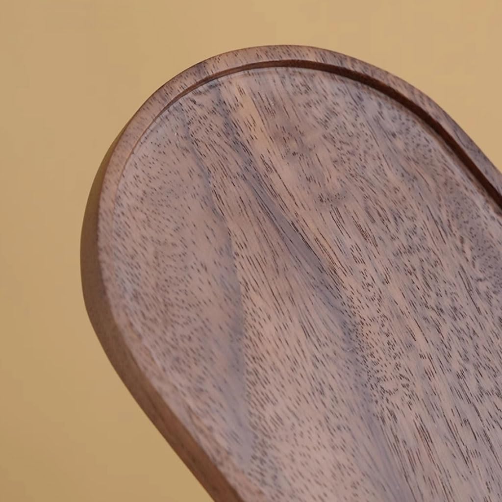 Bandeja de Madera Maciza para Servir - Bandeja pequeña de Burbujas para Mesa de té y Escritorio de la Sala café y refrigerios - Decoración Elegante para el hogar y Elemento es