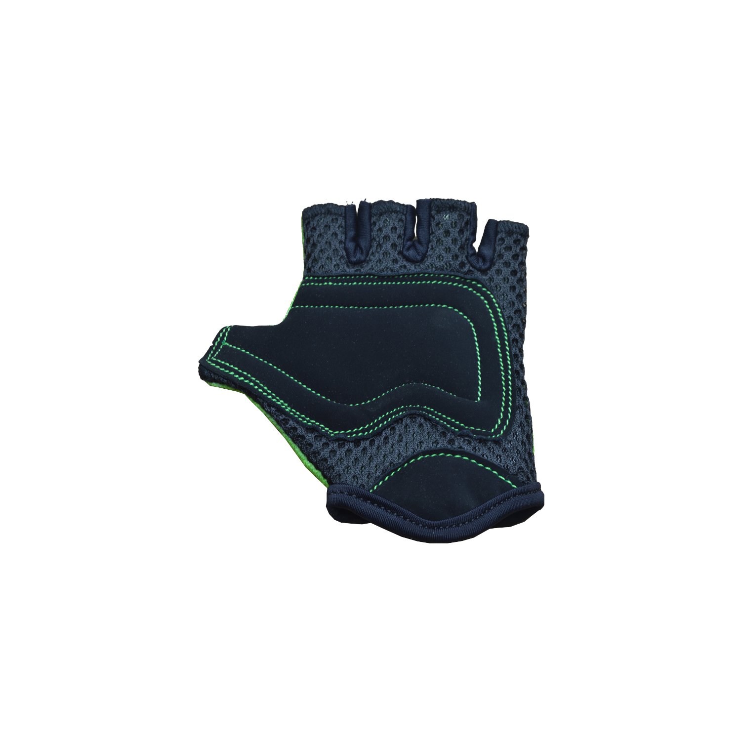 Kiddimoto GLV016 Guanti VTT Bambino – Verde Fluo, Taglia M (5-10 Anni) Con Imbottitura