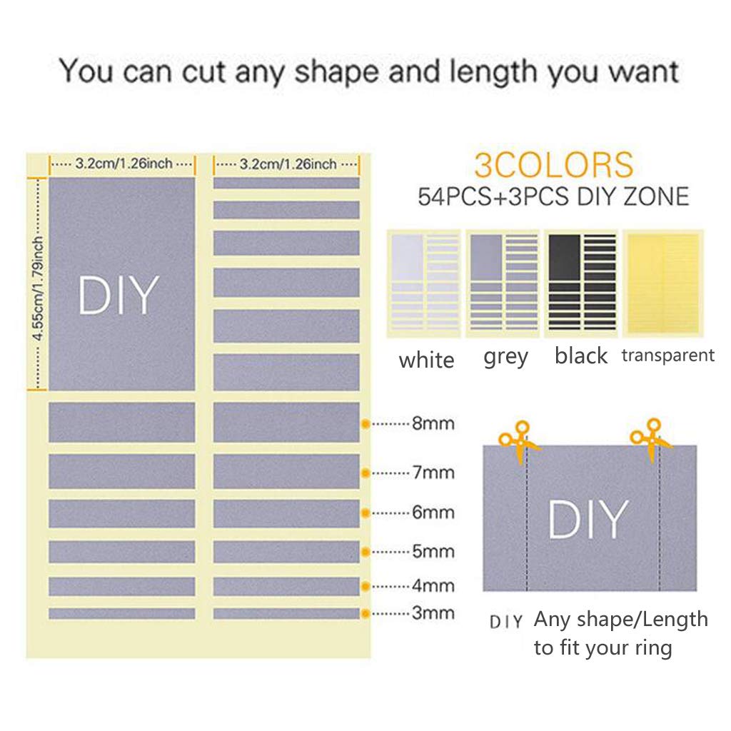 Ajusteur De Taille De Bague Invisible 6 Tailles Pour Bagues