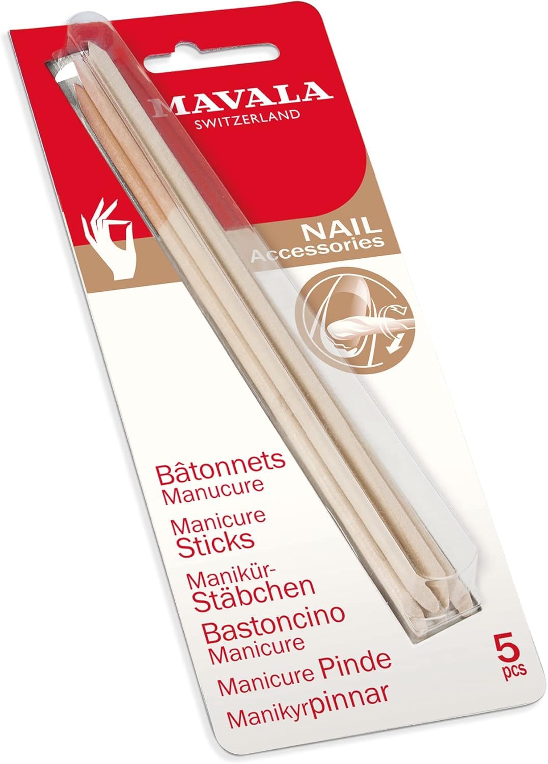 Mavala Nail Cuticle Manicure Sticks Pack of 5