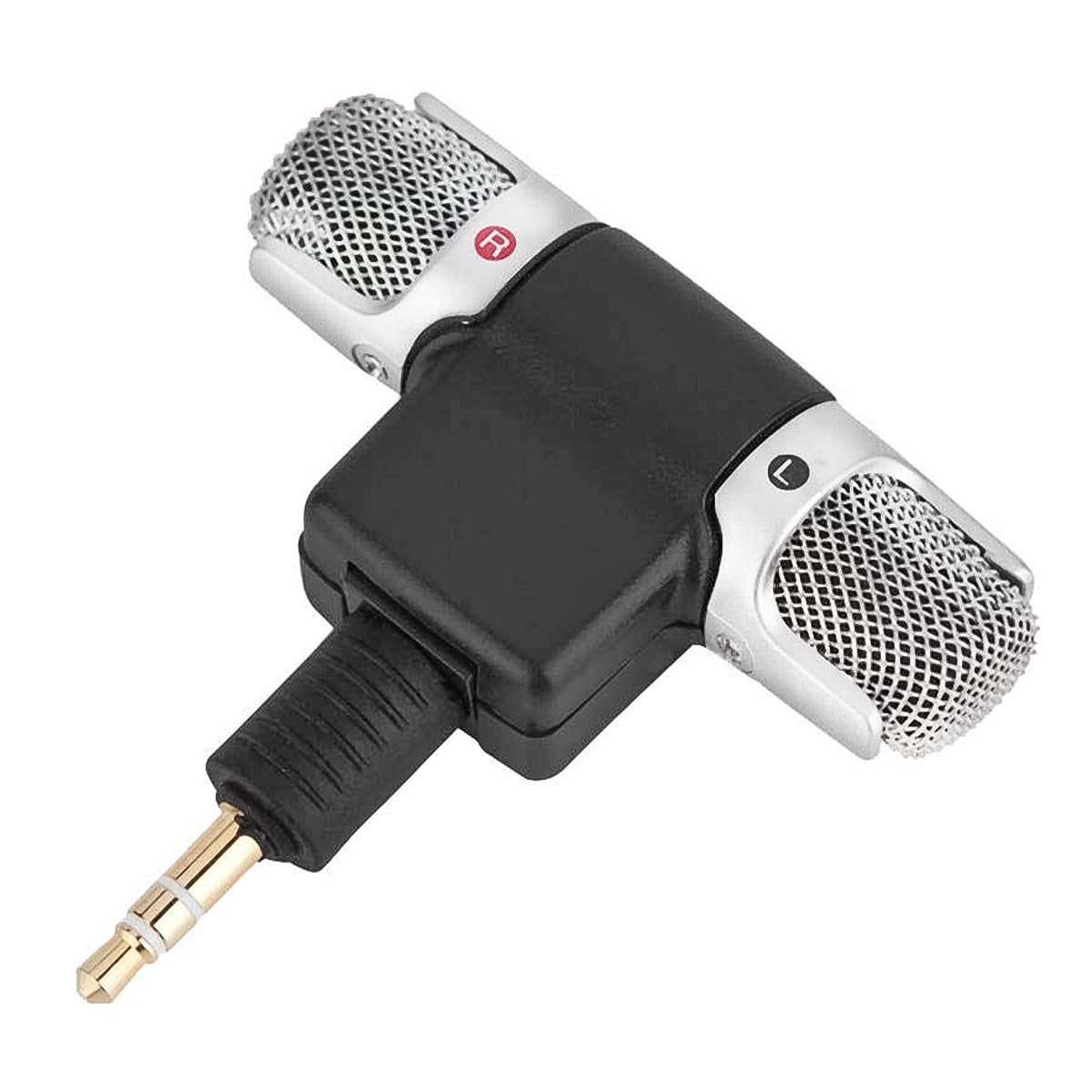 Ieron Mini Stereo Condenser Microphone for Studio Broadcasting 3.5mm Gold-Plated Connectors for PC Laptop, and Camera Recording - Image 3