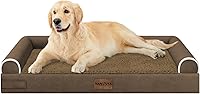 Vista 87 de Cama grande para perros ortopédica lavable: camas con almohada XL para perros grandes, sofá de espuma viscoelástica, impermeable, funda extraíble