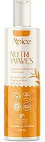 Ápice Nutri Waves Gelatina Acidificante e Condicionante | Ativação e Fixação da Curvatura com Hidratação, Brilho e Controle de Frizz | 300ml