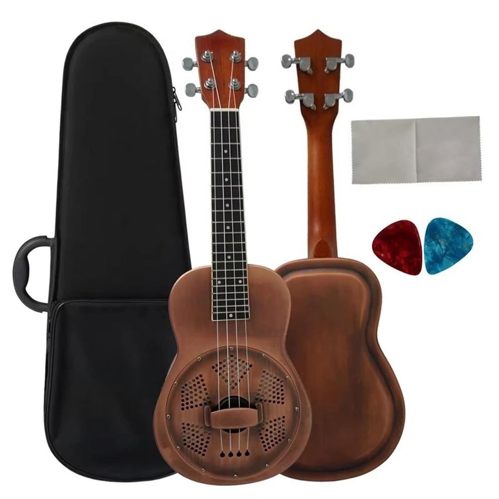 Profesjonalna Ukulele Zabytkowe 24 Calowe Mosiężne Ukulele Z Futerałem Dla Początkujących Dorosłych I Profesjonalnych Wykonawców