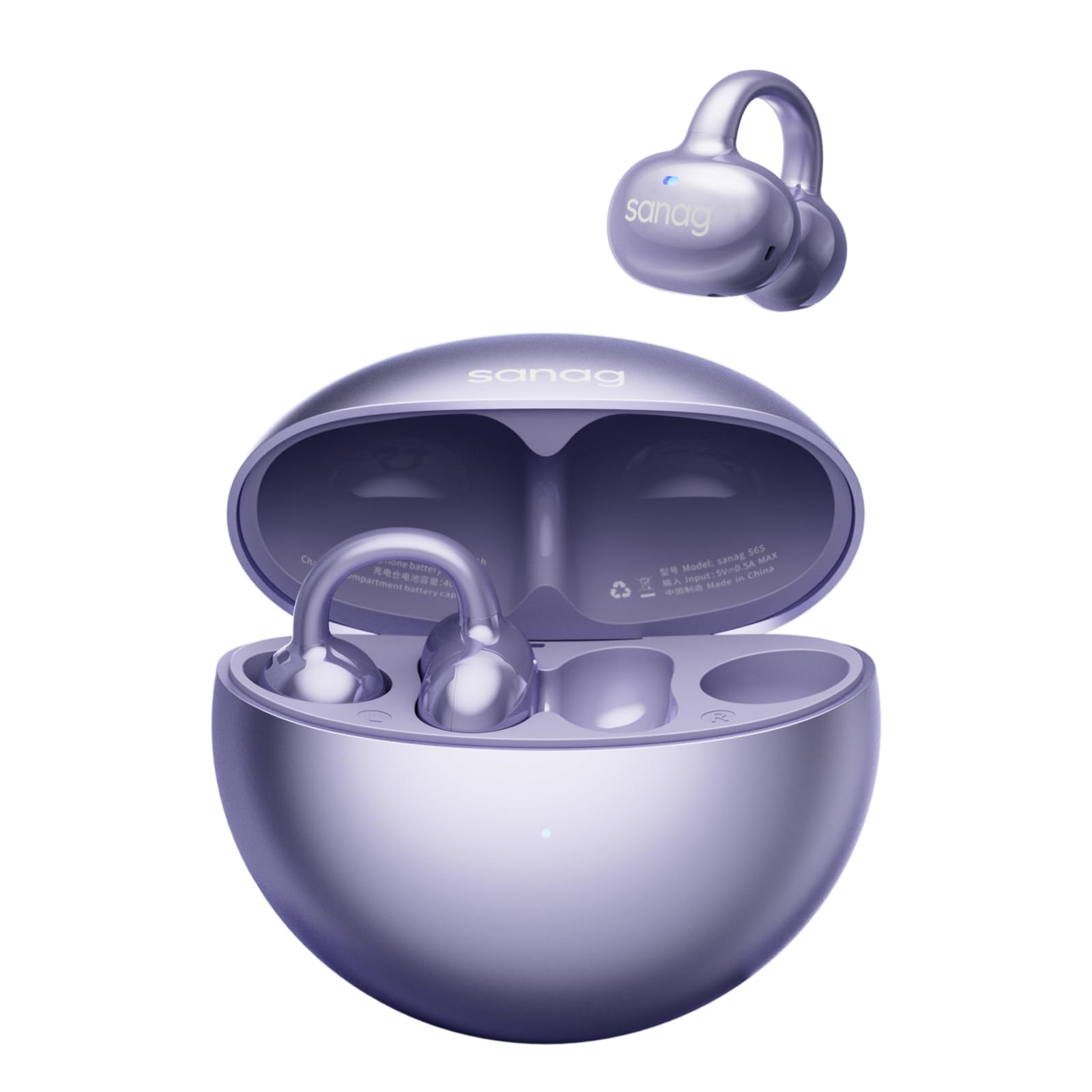 Amazon.com: Sanag S6S Open Ear Free Clip-On Headphones, True