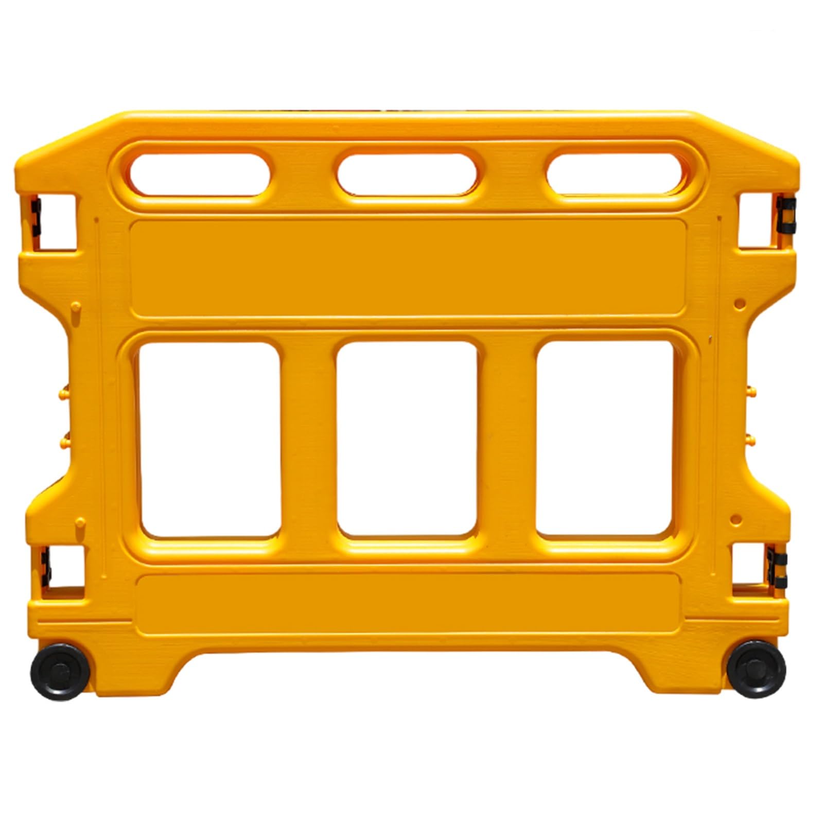 GHHVFEC Expandable Crowd Control Ber Extra Wide Folding Plastic Safety Fence Pedestrian Access Gate Temporary Traffic Ber for Event Management 1pc
