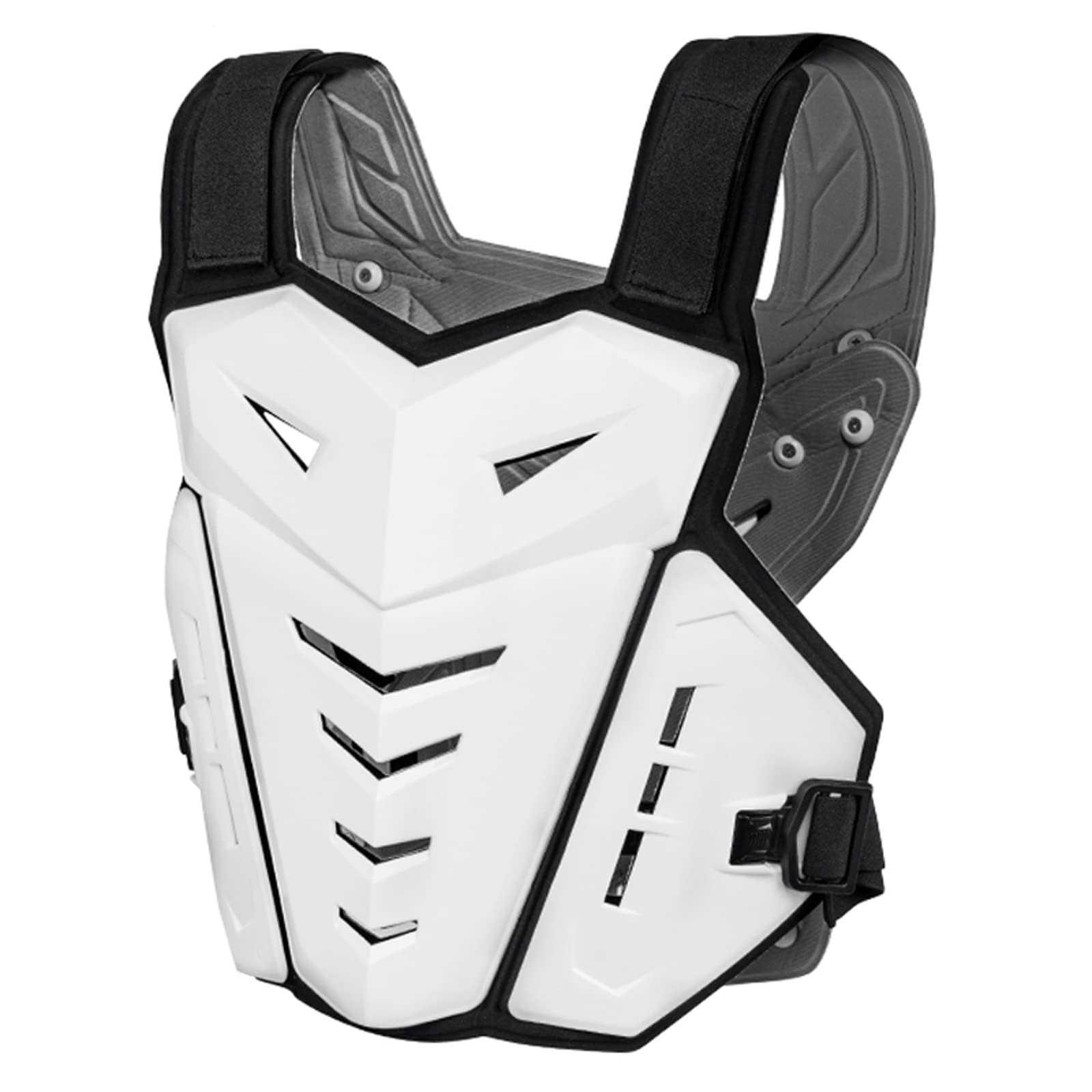 Kamizelka motocyklowa Kamizelka Kamizelka Protector Protector Armor Opancerzenie odporne na wstrząsy i wygodne Motocross Off-Road Racing Leżydium narciarstwo,White