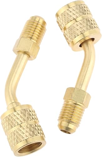 Pieza de repuesto para sistema M.C HVAC de 5/16 pulgadas, hembra de 1/4 pulgadas, adaptador giratorio R410a para aire acondicionado mini sin