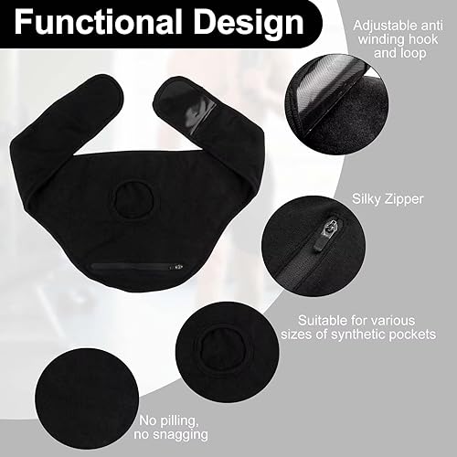 Miniatura 3 de Cinturón de ostomía  Fundas transpirables para bolsas de ostomía de colostomía  Cinturón oculto de soporte de ostomía para hombres y mujeres